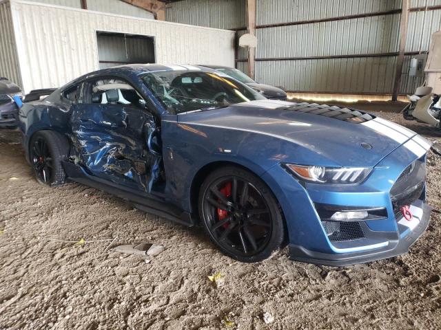 1FA6P8SJXL5502473 - 2020 FORD MUSTANG SHELBY GT500 BLUE photo 4