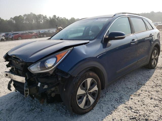 KNDCC3LC1H5037343 - 2017 KIA NIRO EX BLUE photo 1