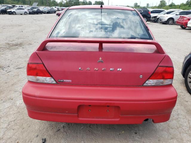 JA3AJ86E23U002234 - 2003 MITSUBISHI LANCER OZ RALLY RED photo 6