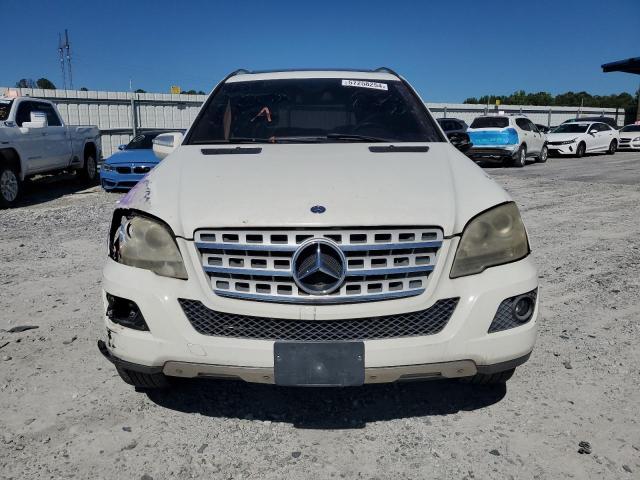 4JGBB8GB9AA604808 - 2010 MERCEDES-BENZ ML 350 4MATIC WHITE photo 5
