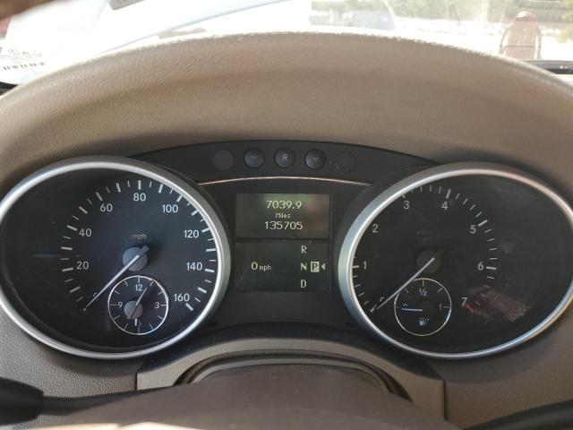 4JGBB8GB9AA604808 - 2010 MERCEDES-BENZ ML 350 4MATIC WHITE photo 9