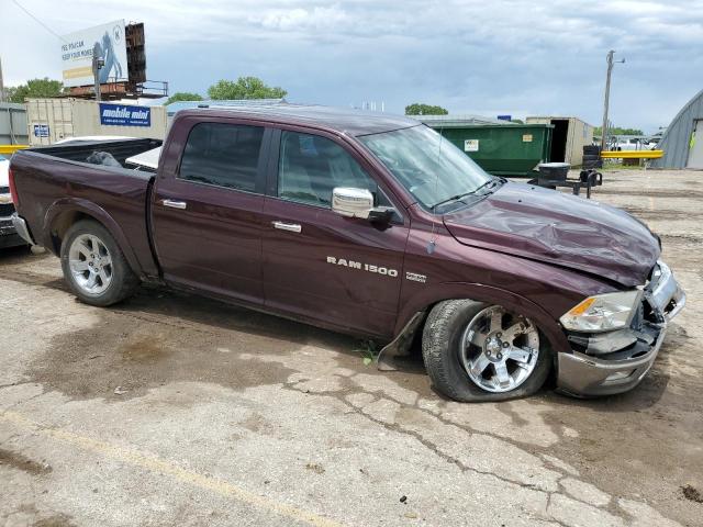 1C6RD7NT1CS147578 - 2012 DODGE RAM 1500 LARAMIE BURGUNDY photo 4