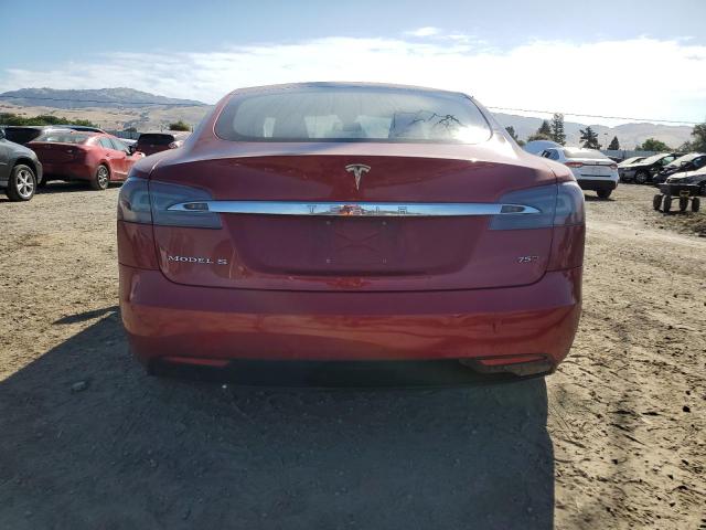5YJSA1E17GF159171 - 2016 TESLA MODEL S 红色 照片 6