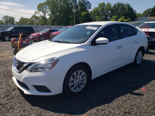 3N1AB7AP6JY230803 - 2018 NISSAN SENTRA S WHITE photo 1