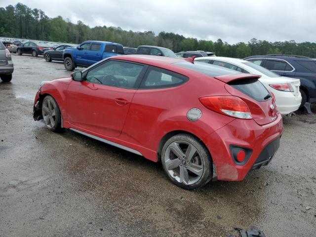 KMHTC6AE5FU232740 - 2015 HYUNDAI VELOSTER TURBO RED photo 2