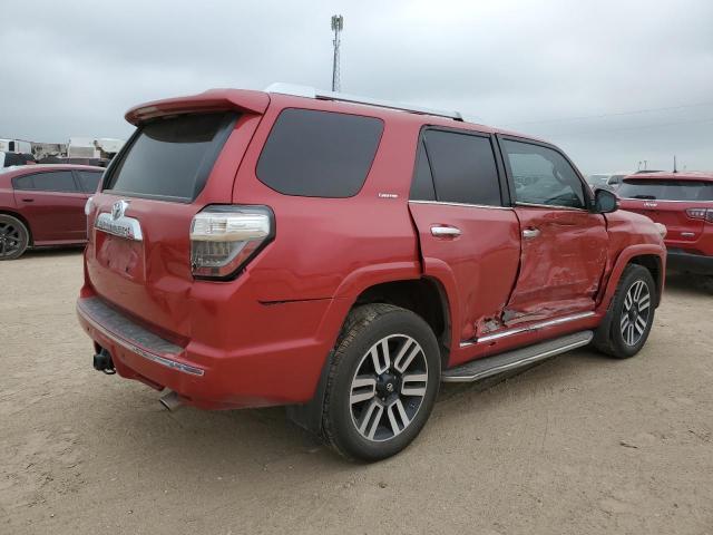 JTEBU5JR5F5256245 - 2015 TOYOTA 4RUNNER SR5 RED photo 3