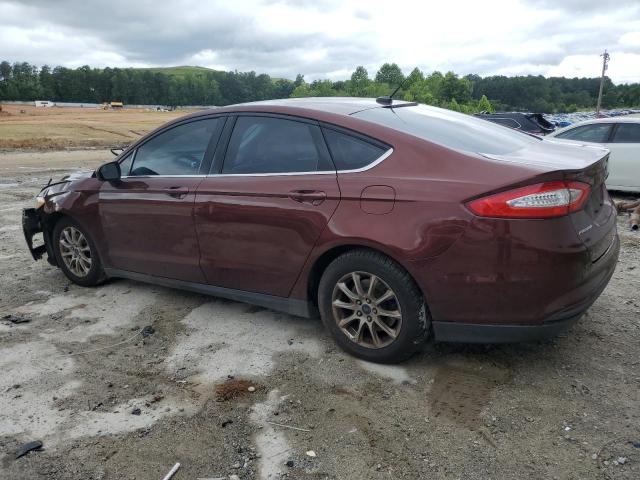 3FA6P0G70GR165281 - 2016 FORD FUSION S BROWN photo 2