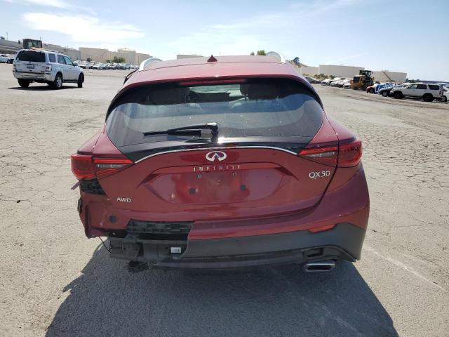 SJKCH5CRXHA017775 - 2017 INFINITI QX30 BASE RED photo 6