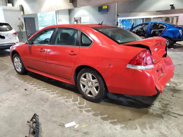 2G1WG5E31D1145508 - 2013 CHEVROLET IMPALA LT RED photo 2