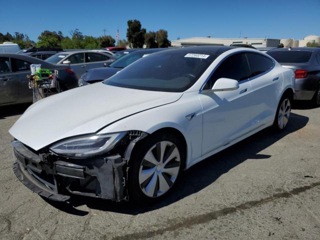 5YJSA1E22MF427564 - 2021 TESLA MODEL S WHITE photo 1