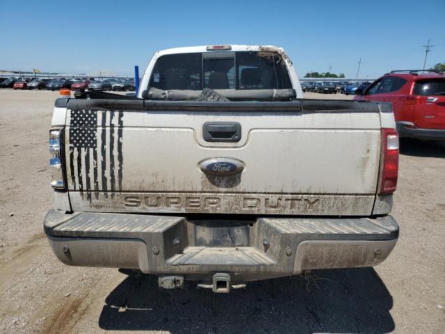 1FT8W3BTXEEA09552 - 2014 FORD F350 SUPER DUTY WHITE photo 6