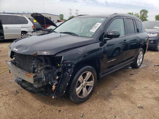 1C4NJCEA2ED503289 - 2014 JEEP COMPASS LATITUDE BLACK photo 1