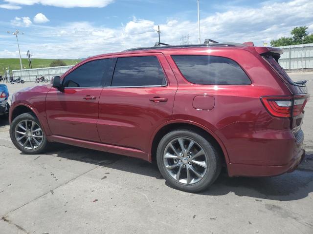 1C4RDJDG2HC814444 - 2017 DODGE DURANGO GT BURGUNDY photo 2