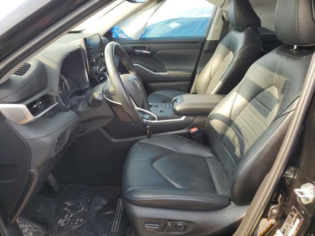 5TDGZRAH6NS548764 - 2022 TOYOTA HIGHLANDER XLE BLACK photo 7