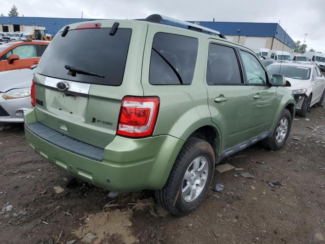 1FMCU5K36AKA78158 - 2010 FORD ESCAPE HYBRID GREEN photo 3