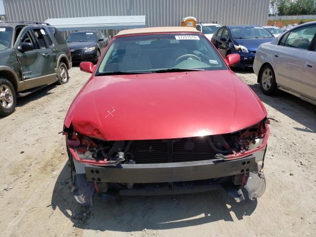 2T1FF22P13C605900 - 2003 TOYOTA CAMRY SOLA SE RED photo 5