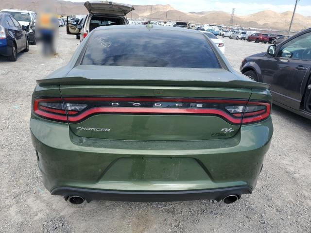 2C3CDXCTXMH525427 - 2021 DODGE CHARGER R/T GREEN photo 6