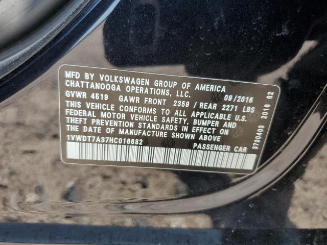 1VWDT7A37HC016682 - 2017 VOLKSWAGEN PASSAT R-LINE Qara foto 12