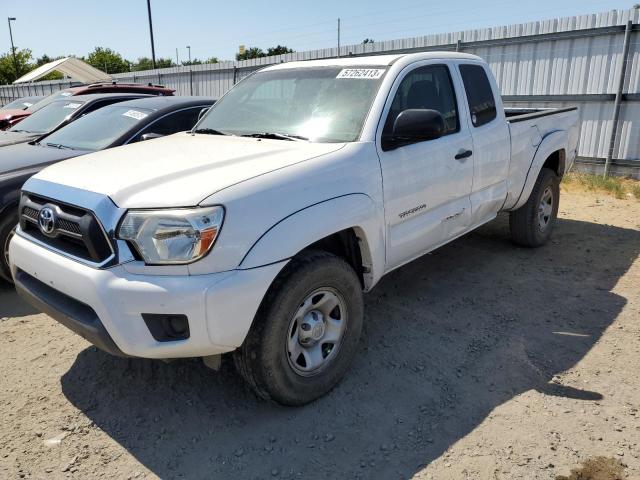 5TFTX4GN8DX014940 - 2013 TOYOTA TACOMA PRERUNNER ACCESS CAB WHITE photo 1