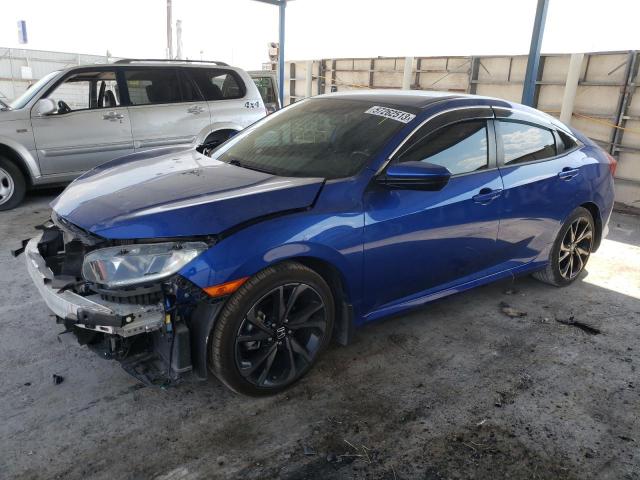 2HGFC2F85MH538903 - 2021 HONDA CIVIC SPORT 蓝色 照片 1