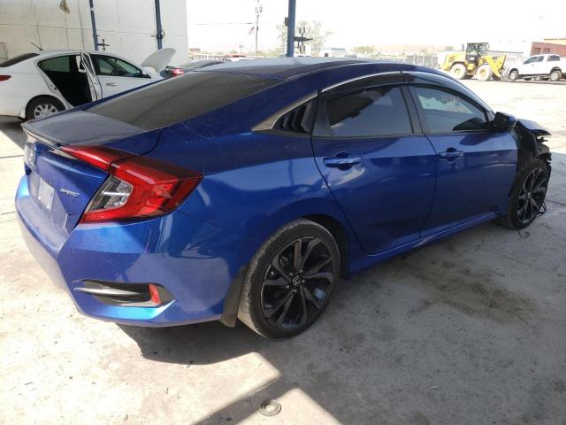 2HGFC2F85MH538903 - 2021 HONDA CIVIC SPORT 蓝色 照片 3