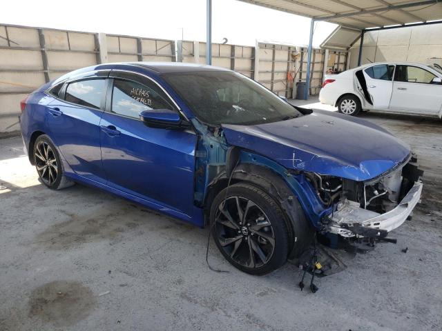 2HGFC2F85MH538903 - 2021 HONDA CIVIC SPORT 蓝色 照片 4