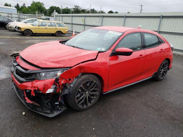 SHHFK7H44MU404266 - 2021 HONDA CIVIC SPORT 红色 照片 1