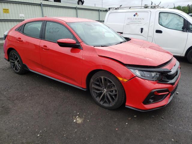 SHHFK7H44MU404266 - 2021 HONDA CIVIC SPORT 红色 照片 4