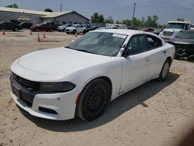 2C3CDXKT1KH582436 - 2019 DODGE CHARGER POLICE WHITE photo 1