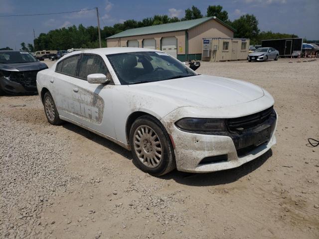 2C3CDXKT1KH582436 - 2019 DODGE CHARGER POLICE WHITE photo 4