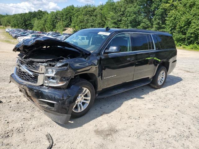 1GNSKHKC0HR151637 - 2017 CHEVROLET SUBURBAN K1500 LT BLACK photo 1