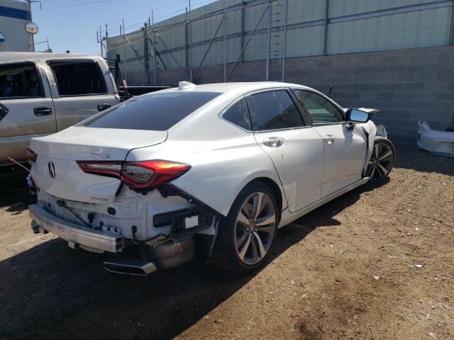 19UUB6F60MA000219 - 2021 ACURA TLX ADVANCE WHITE photo 3