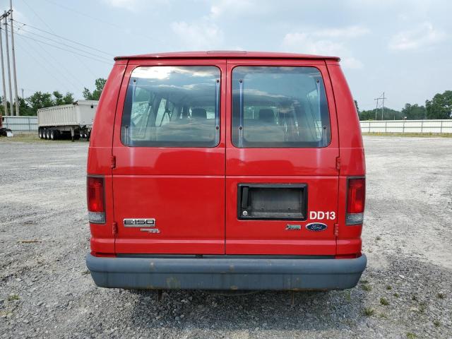 1FMNE1BW6BDA42310 - 2011 FORD ECONOLINE E150 WAGON RED photo 6