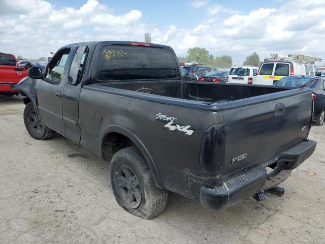 2FTRX18L82CA45304 - 2002 FORD F150 SUPER BLACK photo 2