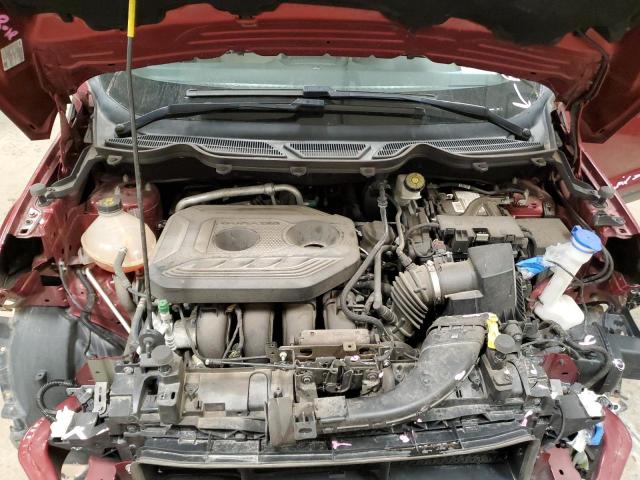 MAJ6S3GL3KC298248 - 2019 FORD ECOSPORT SE წითელი ფოტო 11