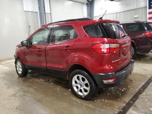 MAJ6S3GL3KC298248 - 2019 FORD ECOSPORT SE წითელი ფოტო 2