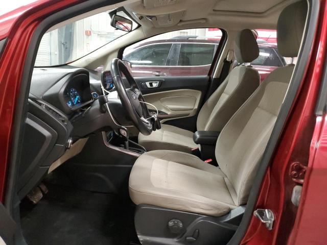MAJ6S3GL3KC298248 - 2019 FORD ECOSPORT SE წითელი ფოტო 7