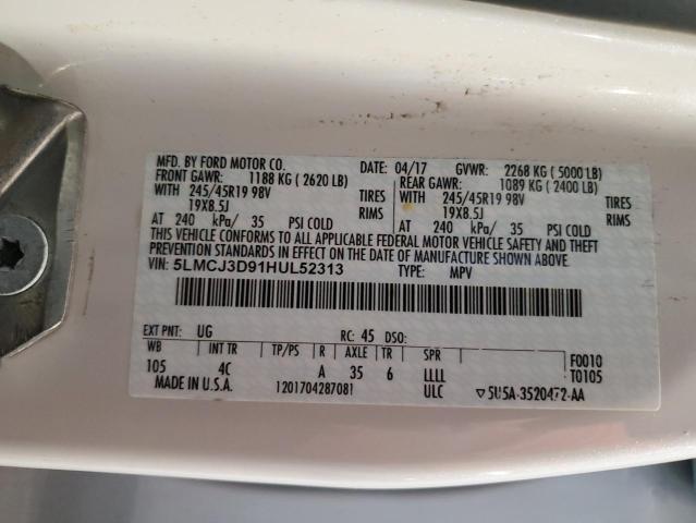 5LMCJ3D91HUL52313 - 2017 LINCOLN MKC RESERVE Ağ foto 13