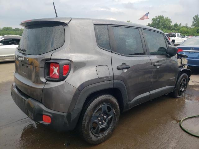 ZACCJAAB7HPF48003 - 2017 JEEP RENEGADE SPORT GRAY photo 3