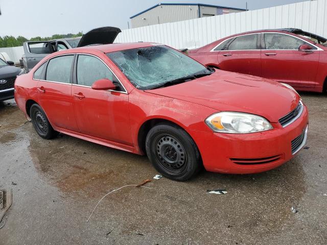 2G1WA5EK0A1146878 - 2010 CHEVROLET IMPALA LS RED photo 4