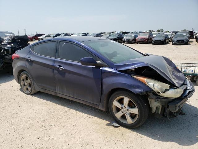 5NPDH4AE8DH233290 - 2013 HYUNDAI ELANTRA GLS BLUE photo 4