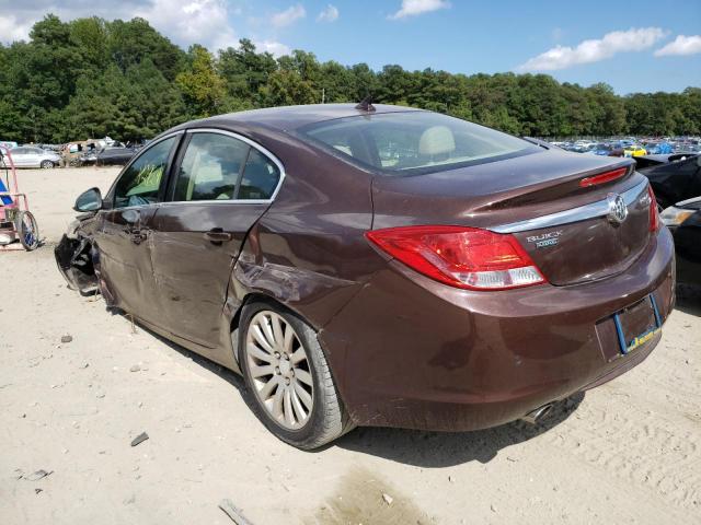 W04GX5GV3B1049385 - 2011 BUICK REGAL CXL BROWN photo 3