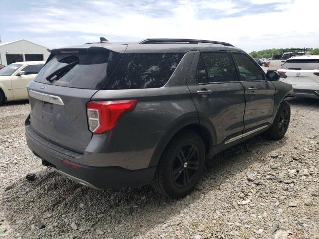 1FMSK7DH6NGB90683 - 2022 FORD EXPLORER XLT GRAY photo 3