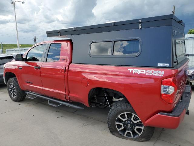 5TFUY5F19MX001801 - 2021 TOYOTA TUNDRA DOUBLE CAB SR/SR5 RED photo 2