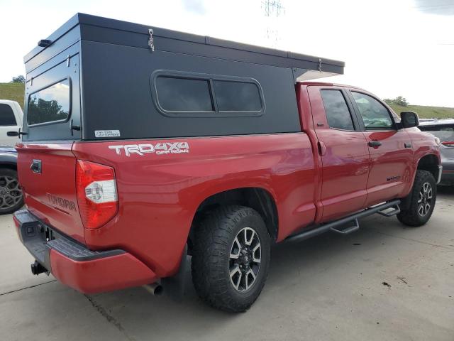 5TFUY5F19MX001801 - 2021 TOYOTA TUNDRA DOUBLE CAB SR/SR5 RED photo 3