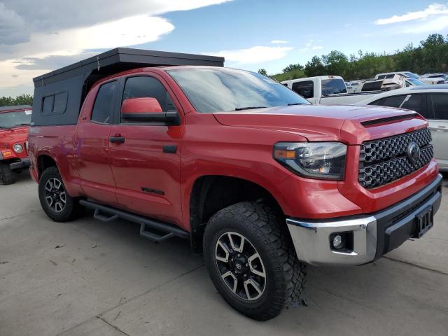 5TFUY5F19MX001801 - 2021 TOYOTA TUNDRA DOUBLE CAB SR/SR5 RED photo 4