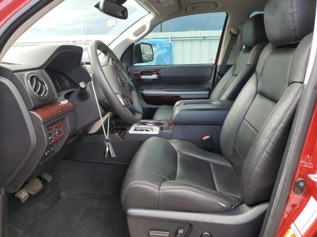 5TFUY5F19MX001801 - 2021 TOYOTA TUNDRA DOUBLE CAB SR/SR5 RED photo 7