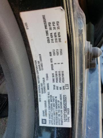 1GTDT136858220221 - 2005 GMC CANYON BLACK photo 13