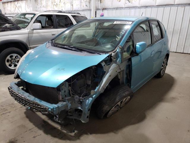 JHMGE8H66DC020604 - 2013 HONDA FIT SPORT TURQUOISE photo 1