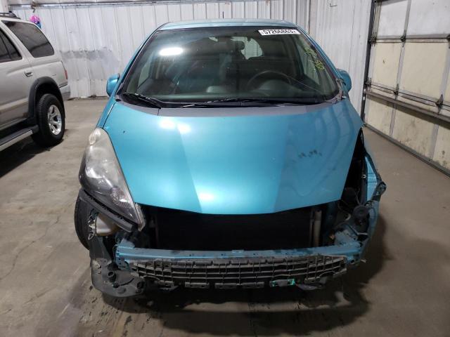 JHMGE8H66DC020604 - 2013 HONDA FIT SPORT TURQUOISE photo 5